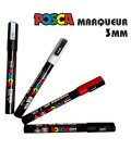 Marcador de pintura POSCA – punta fina de 1,2 mm en 4 colores