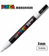 Marcador de pintura POSCA – Rotulador de punta fina de 1,2 mm en 4 colores