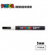 Marcador de pintura POSCA – Rotulador de punta fina de 1,2 mm en 4 colores