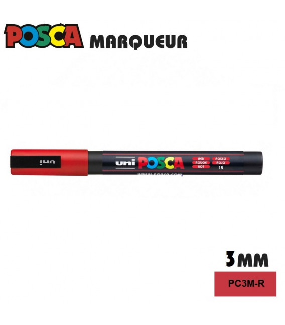 Marcador de pintura POSCA – Rotulador de punta fina de 1,2 mm en 4 colores