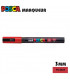 Marcador de pintura POSCA – Rotulador de punta fina de 1,2 mm en 4 colores