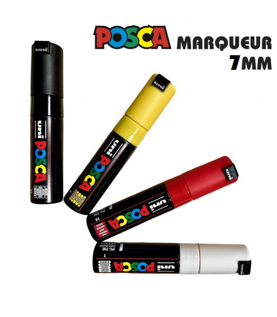 Marcador de pintura POSCA – punta ancha de 5 mm en 4 colores