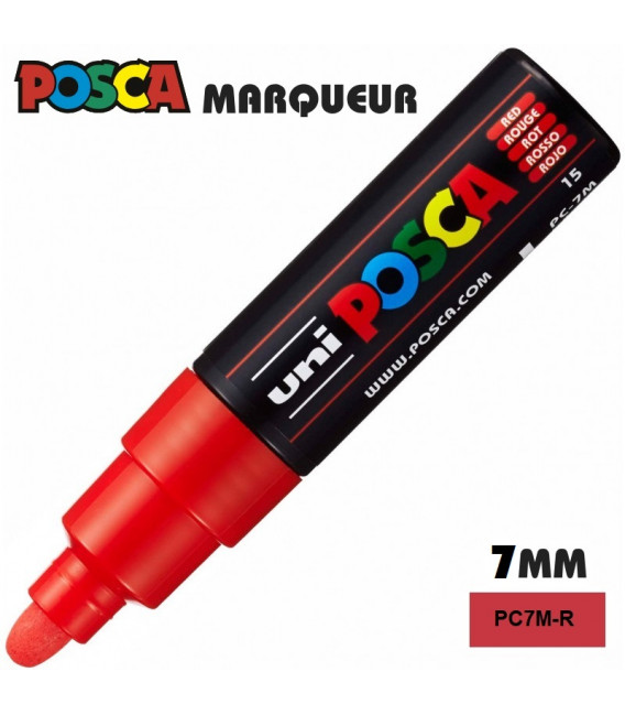 Marcador de pintura POSCA – punta ancha de 5 mm en 4 colores