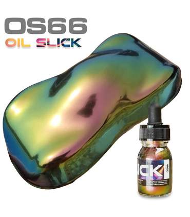 Pátina Oil Slick - Efecto petróleo