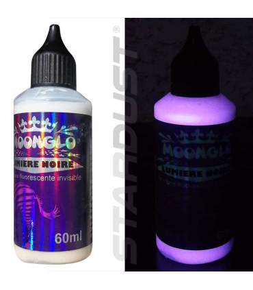 Pintura fluorescente luz negra 60ml AZUL
