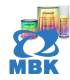 Pinturas para motos MBK- Colores de fabricante en barniz al disolvente