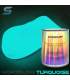 Pintura fosforescent para automovil (uretano) 1L AZUL