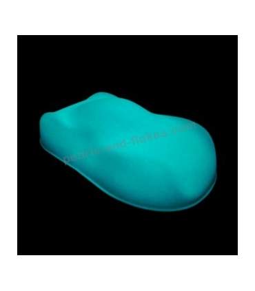 Pintura fosforescent para automovil (uretano) 1L TURQUESA