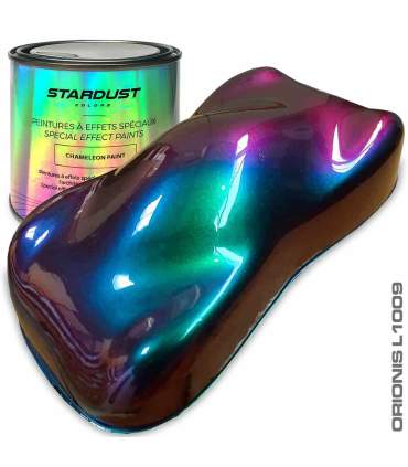 Kit completo para bicicleta - pintura con efecto camaleón