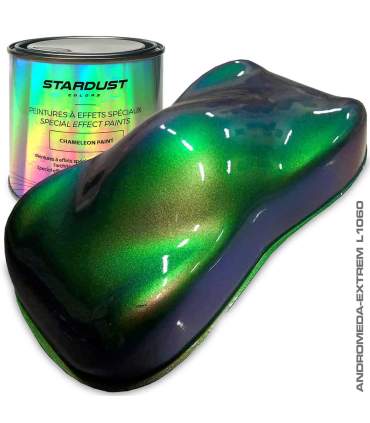 Kit completo para bicicleta - pintura con efecto camaleón