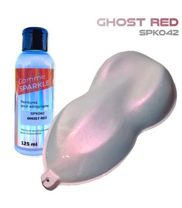 Pinturas para aerógrafos interferentes GHOST – 9 colores disueltos gama SPARKLE