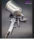 Pistola pulverizadora de pintura W71 de 400 ml y 1,3 mm con depósito giratorio de 360°
