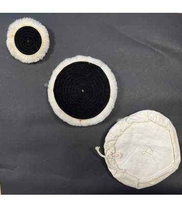 Bonnet de lana genuina para pulir - 3 diámetros
