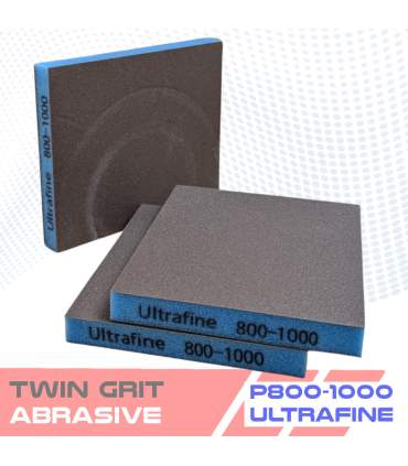 Esponjas abrasivas de espuma de doble cara TWIN GRIT – 5 granos de lijado