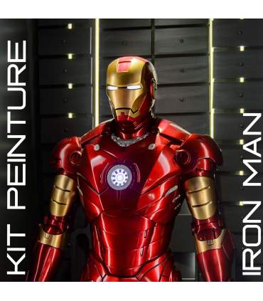 Kit de pintura para pintar IRON MAN en rojo y dorado – Aerosol o aerógrafo