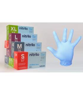 Guantes desechables de nitrilo (x100)