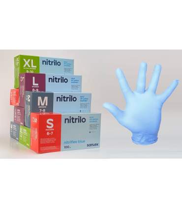 Guantes desechables de nitrilo (x100)