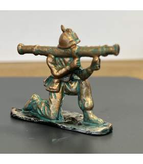 Pintura bronce con efecto patinado -  kit completo acrílico