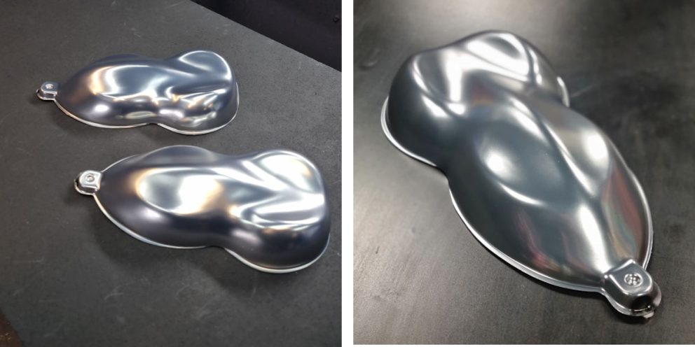 Cómo conseguir un efecto de metal pulido en una pintura