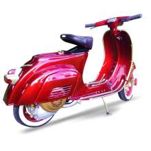 Las pinturas para el carenado de la scooter
