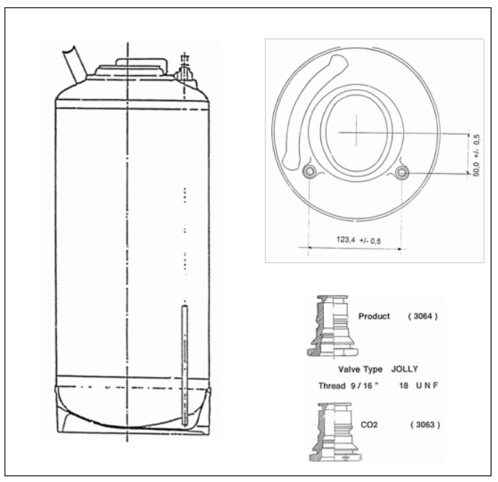 réservoir en inox