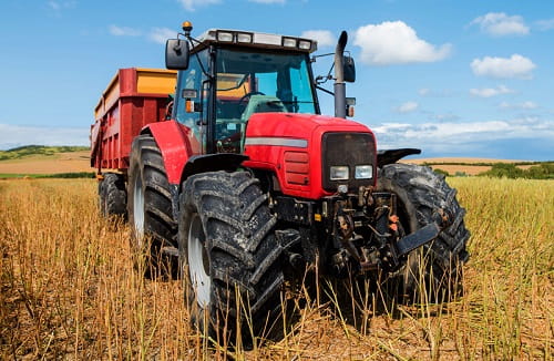 Pintura para maquinaria agrícola