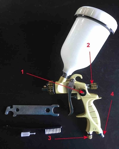 ¿Cómo usar una pistola de pintura corporal ?