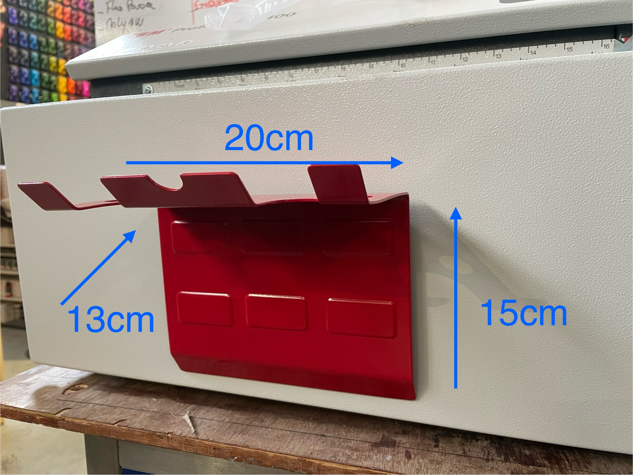 Soporte magnético para pistola de pintura de carrocería