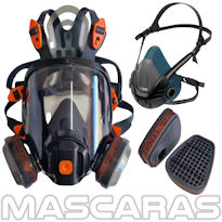 Máscara para pintura con cartucho de silicona T10G para pintura